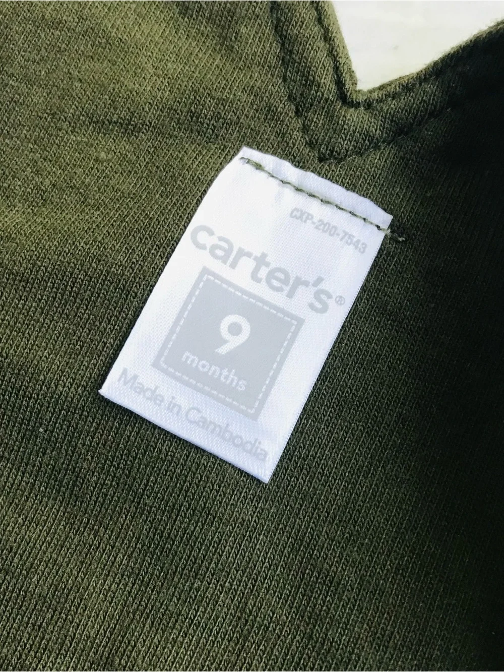 Carter’s Froggy’s Overall Size 9 Months